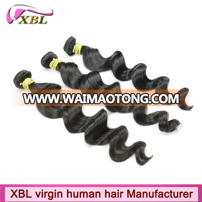 Loose Wave Brazilian Natural Black Virgin Human Hair Braid